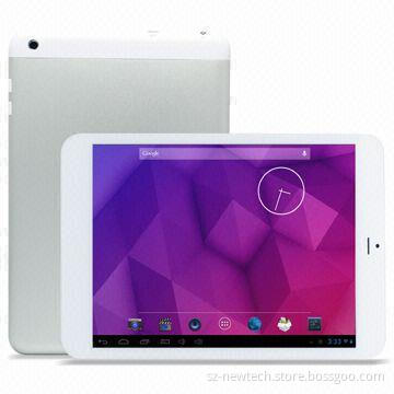 7.85-inch 3G Tablet PC, MTK8389 Quad-core CPU, Dual Camera, IPS Screen, GPS, Bluetooth, FM Radio